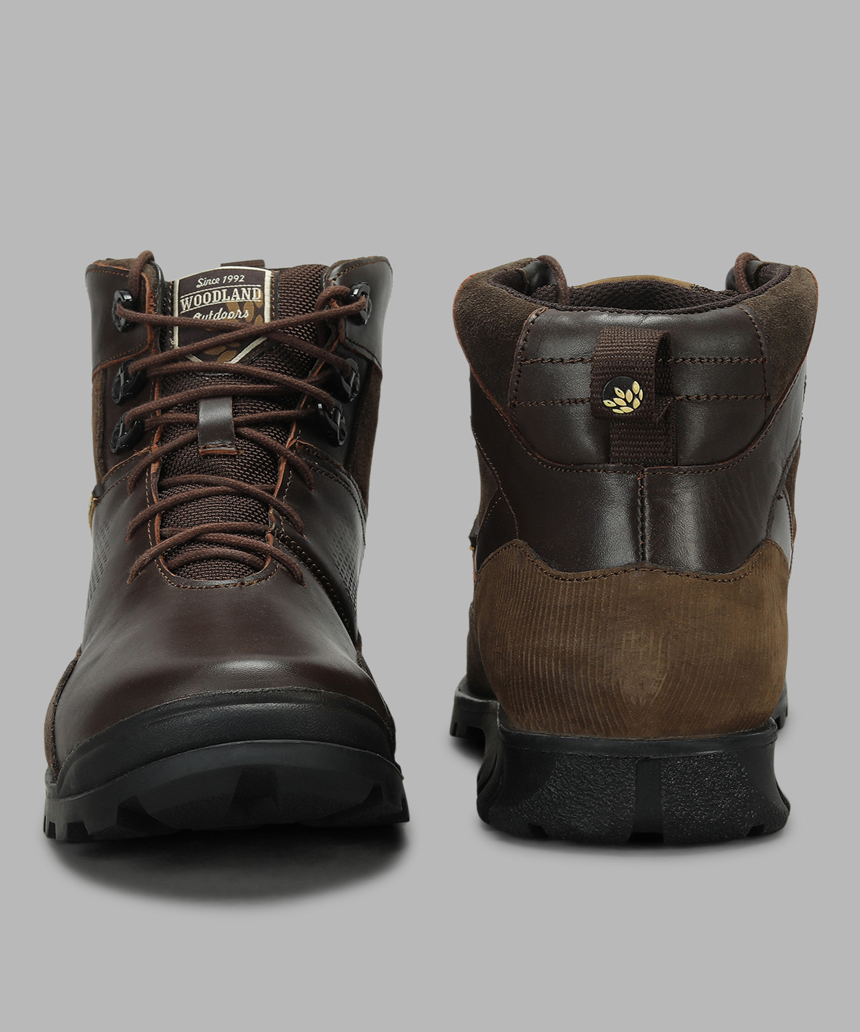 Image of WOODLAND Outdoor Durable Comfortable Everyday High Ankle Boots For Men