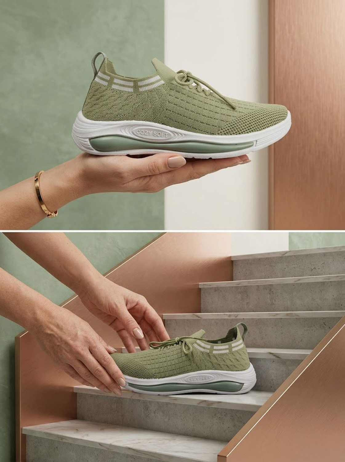 Image of Hsquare Lilly.22 Walking Shoes For Women