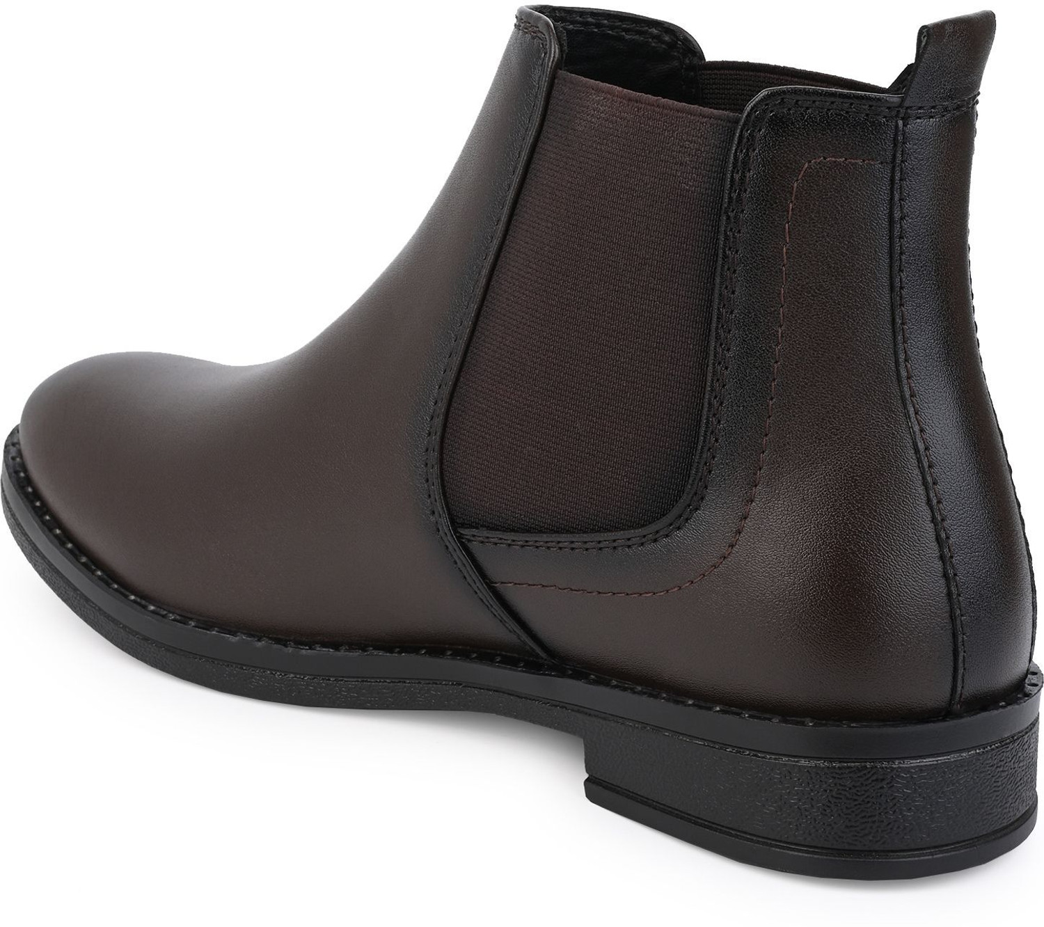 Image of FooTken Men's Trending Slip On Chelsea High Quality Ankle Length Boot Shoes Boots For Men