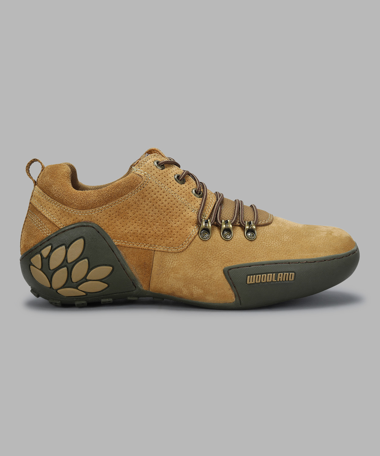 Image of WOODLAND Lace Up Lightweight Breathable Comfortable Daily Use Casuals For Men