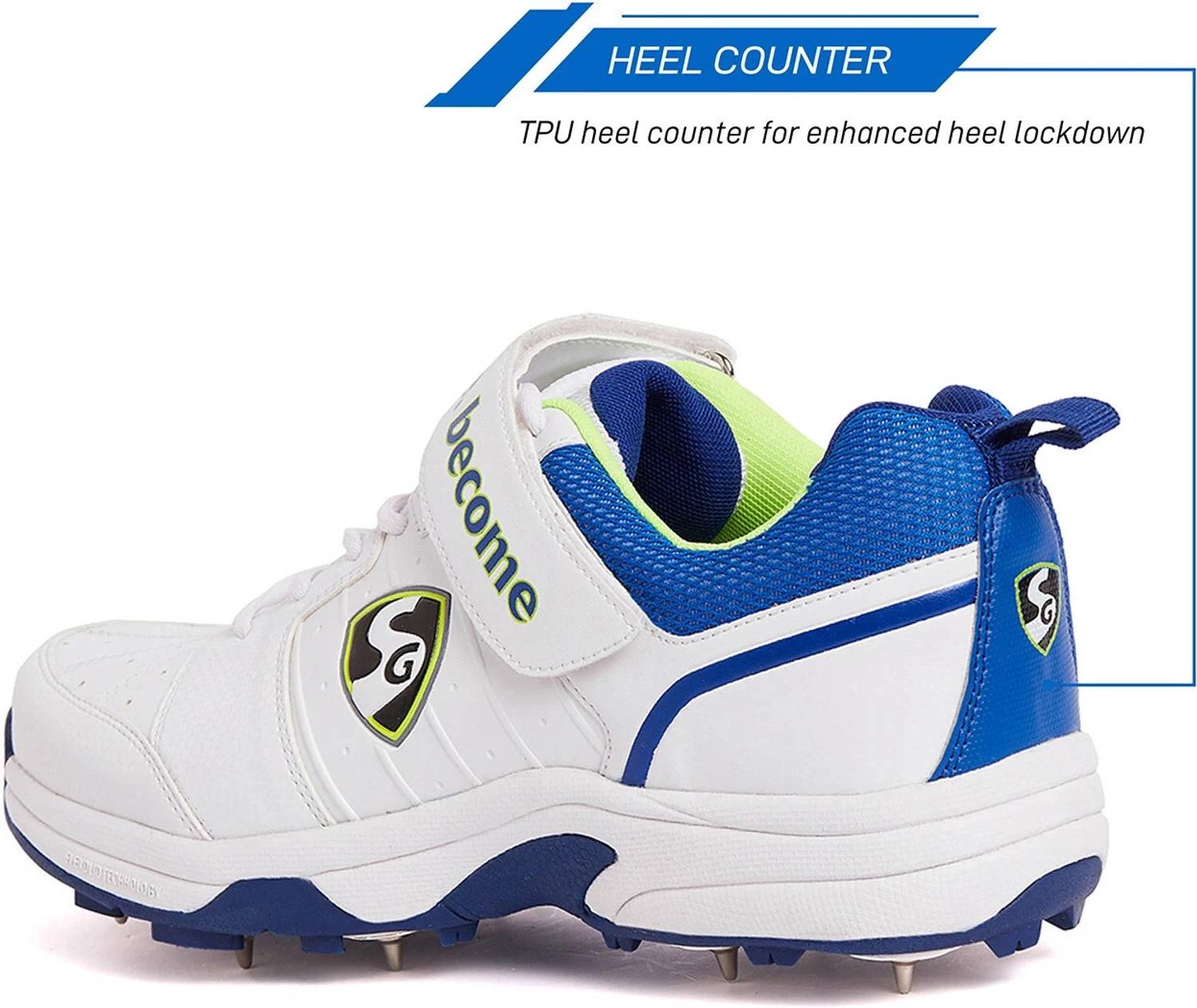 SG SIERRA 2 0 Cricket Shoes Men White No 11 - Image 3