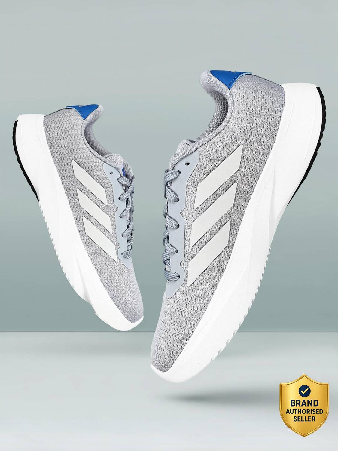 ADIDAS Base Velocity Running Shoes For Men Gray - Image 1