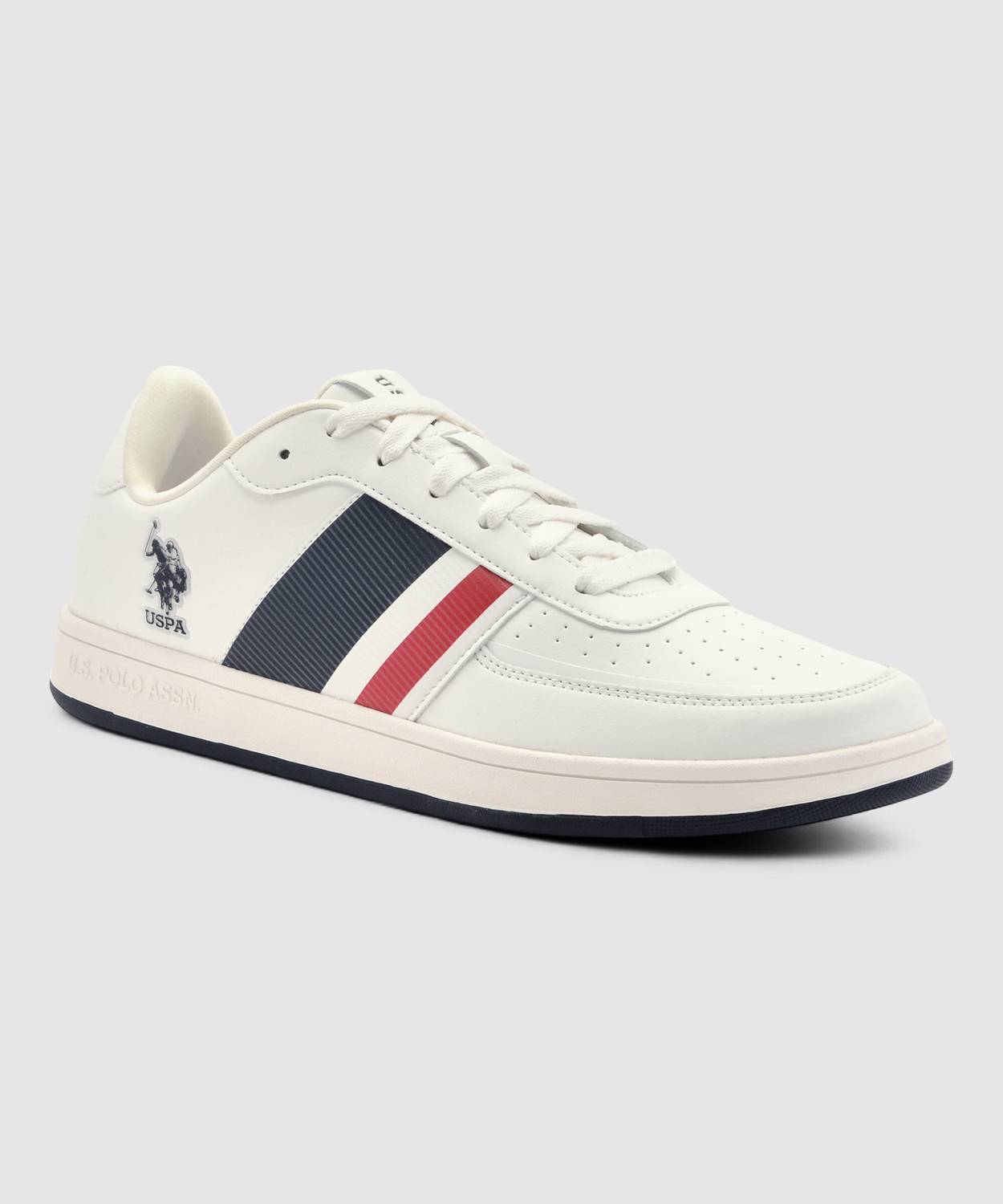 U.S. POLO ASSN. Men's White Sneakers - Image 3