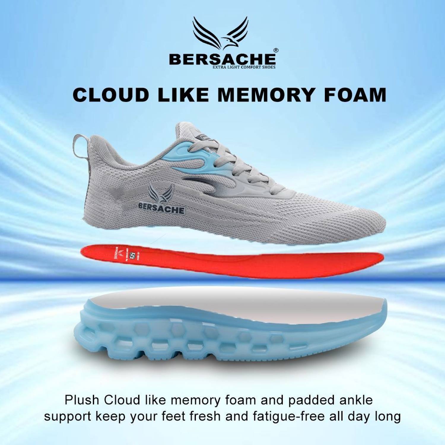 BERSACHE Men's Outdoor Trekking Shoes - Image 3