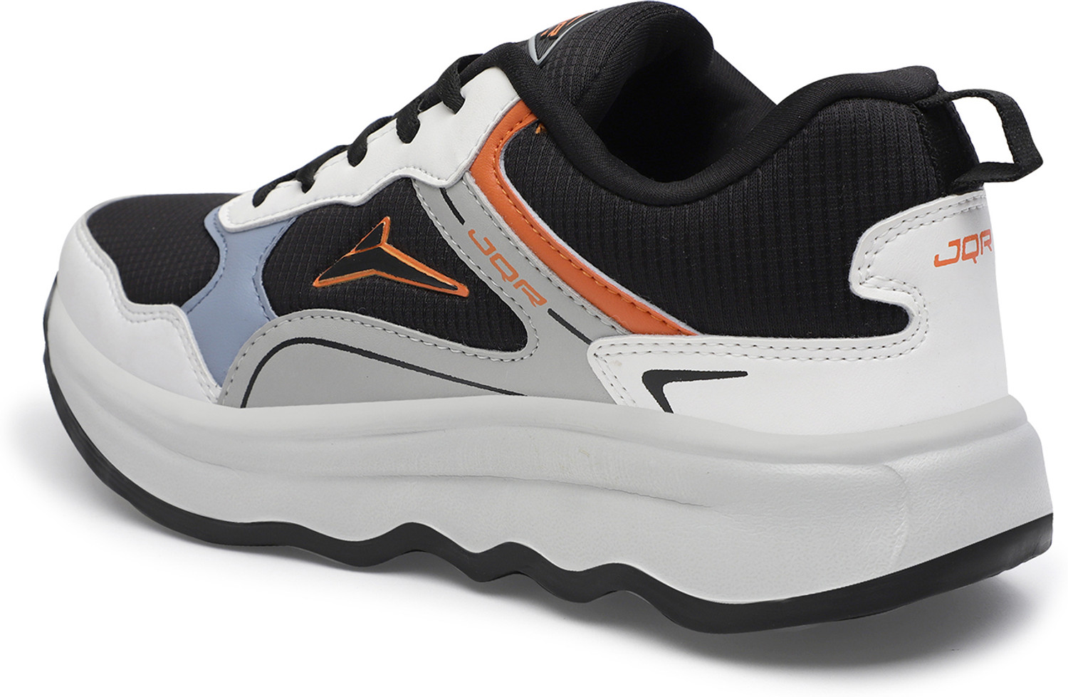 Image of JQR KINETIX Running Shoes For Men (Black, 7)