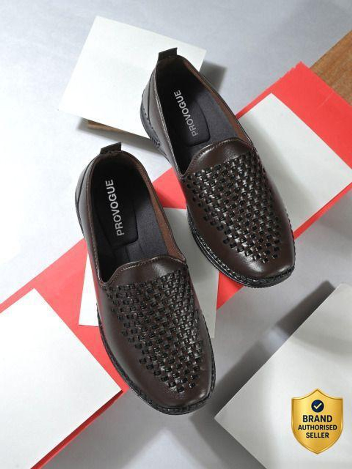 Image of PROVOGUE Premium Stylish Lightweight Slip-On Shoes for Office & Party Wear Loafers For Men
