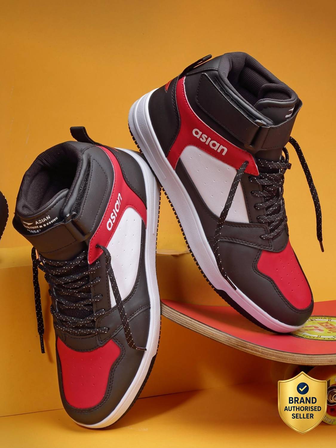 Asian High Tops for Men - Black
