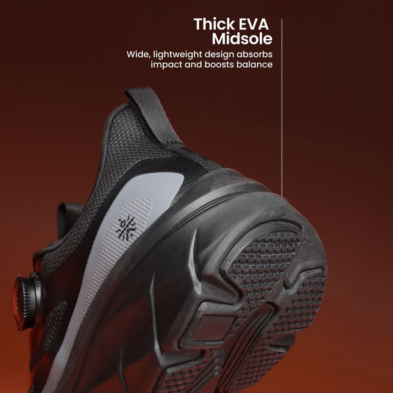 Image of Cult AeroSprint Walking Shoes Breathable Mesh Upper Enhanced Cushioning Enhanced Grip Walking Shoes For Men