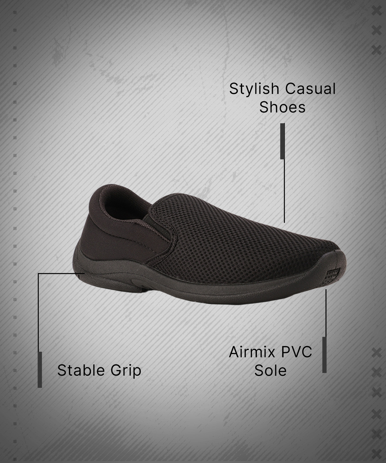 Image of Bata Bata Men's Casual Slip-On Shoes - Easy Comfort for Everyday Wear Casuals For Men