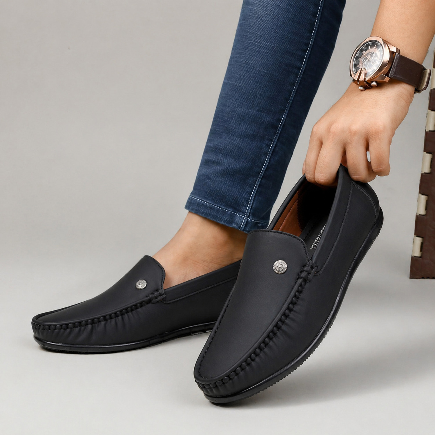 Image of leacom Men's Stylish Casual Loafers Loafers For Men