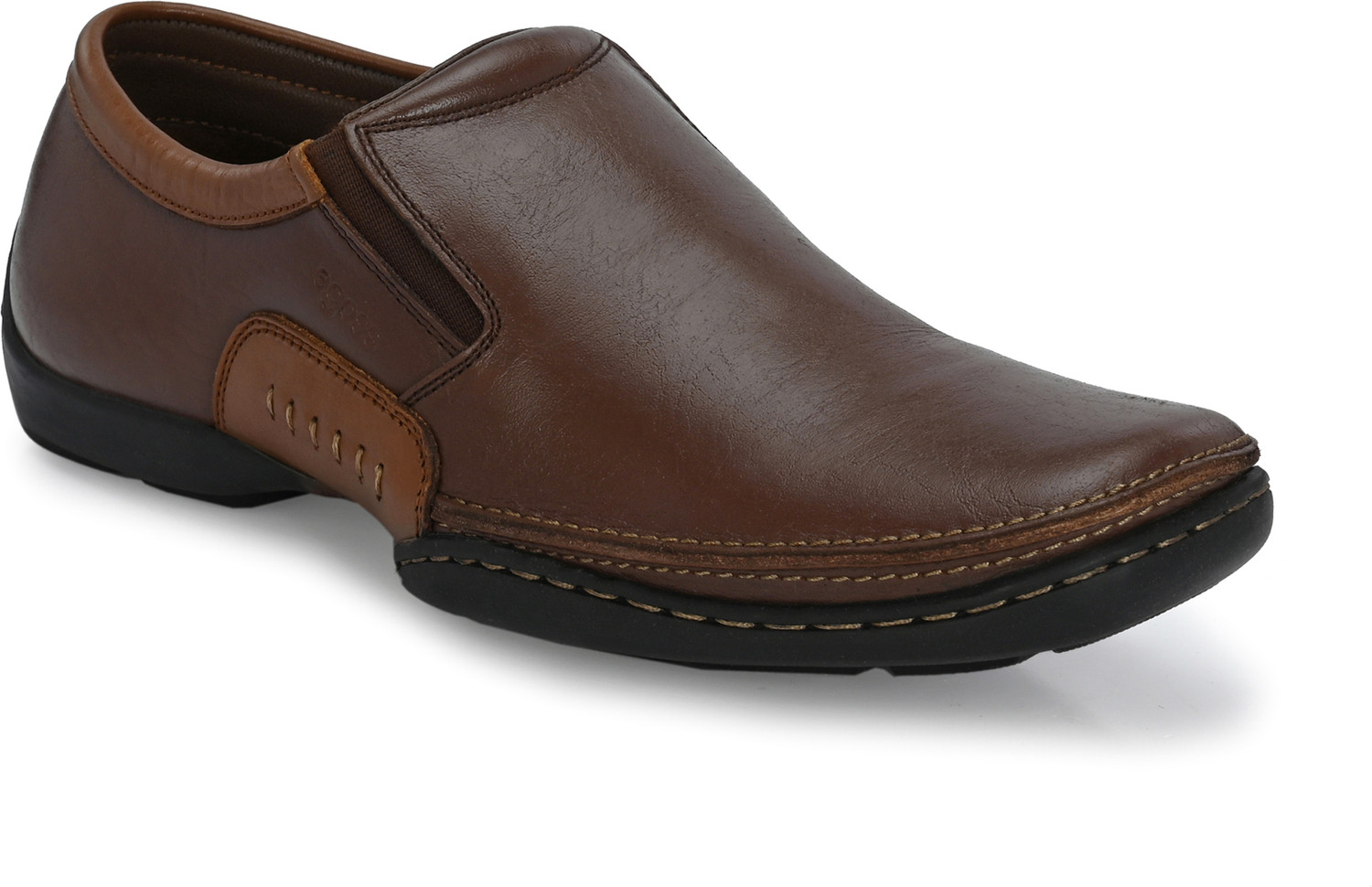 Image of EGOSS Comforts Premium Genuine Leather Slip On For Men
