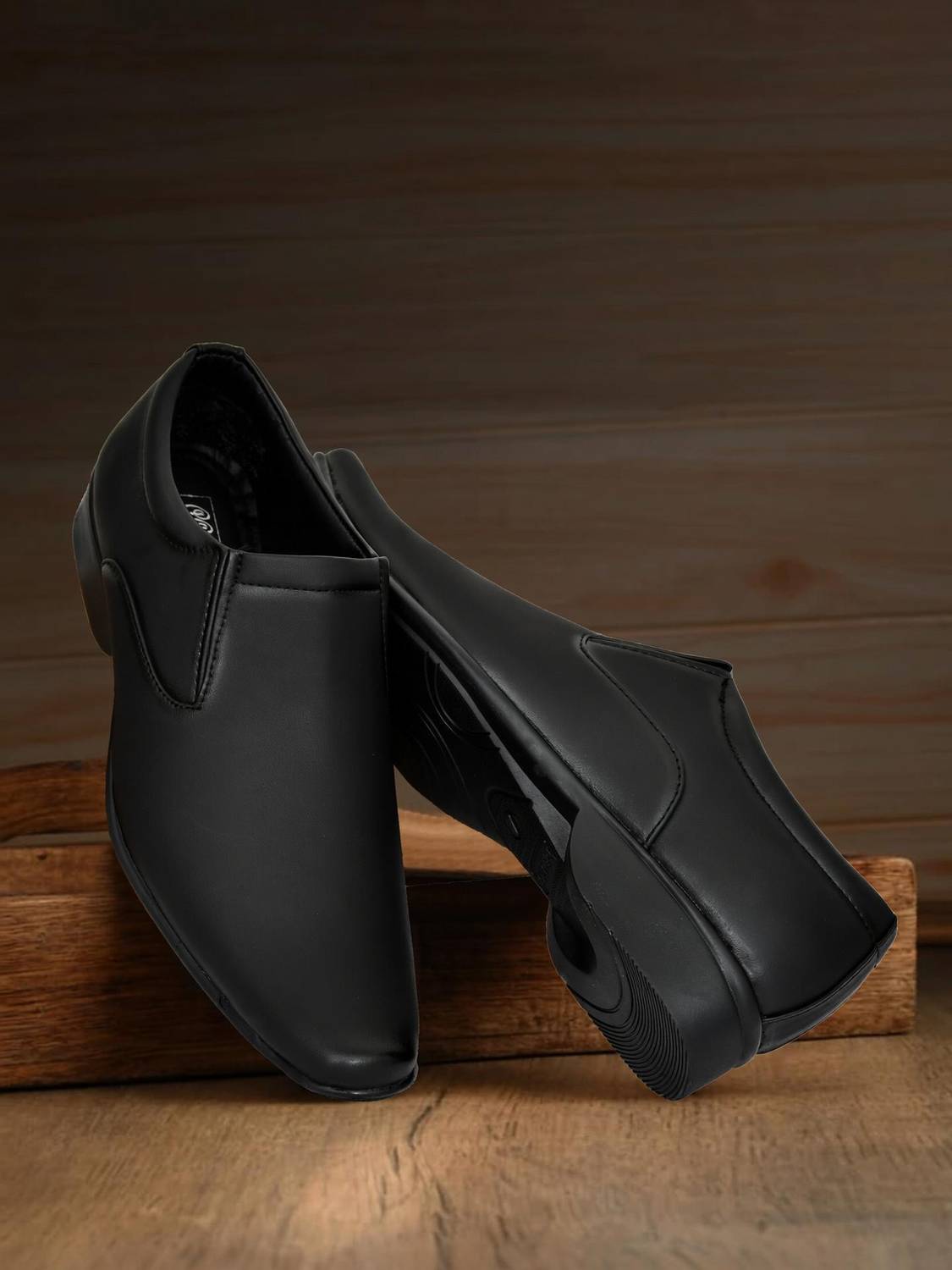 Aaeshu Men's & Boy's Stylish & Comfortable Synthetic Leather Formal Shoe Slip On For Men