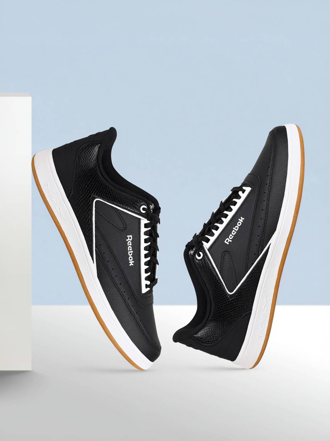 REEBOK COURTSWIFT OKARA Sneakers For Men (Black , 7)