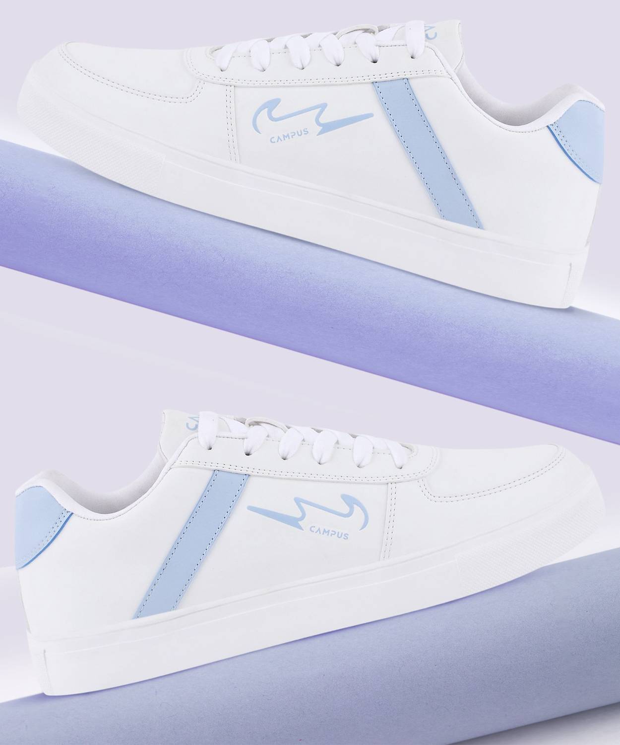 CAMPUS CAMP CLINT Men's White Sneakers - Image 2