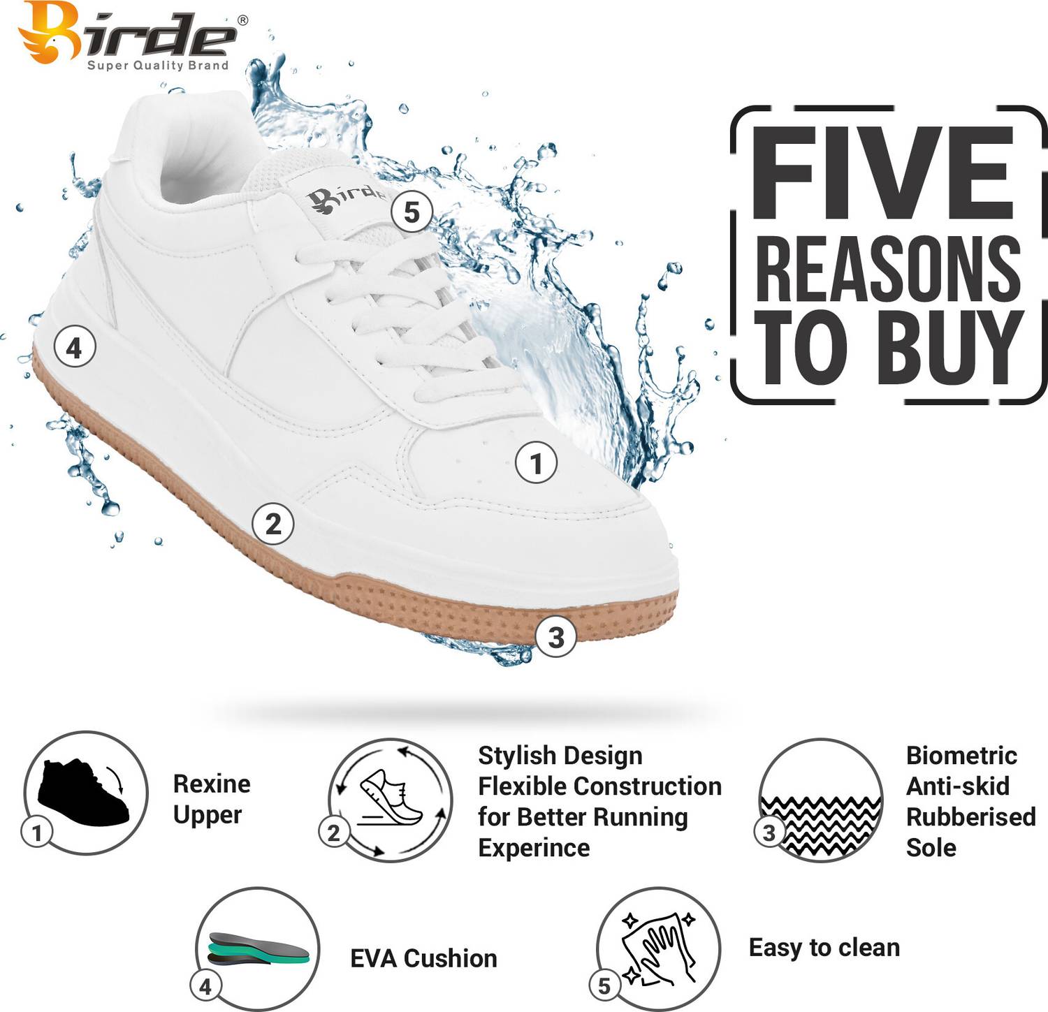Birde Men's Premium Lightweight Sneakers - Image 4