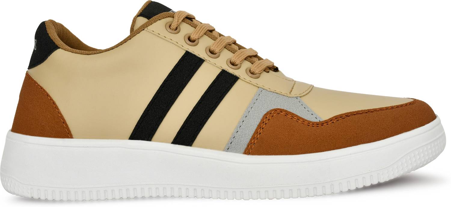 Eristine Men's Versatile Casual Brown Sneakers - Image 4