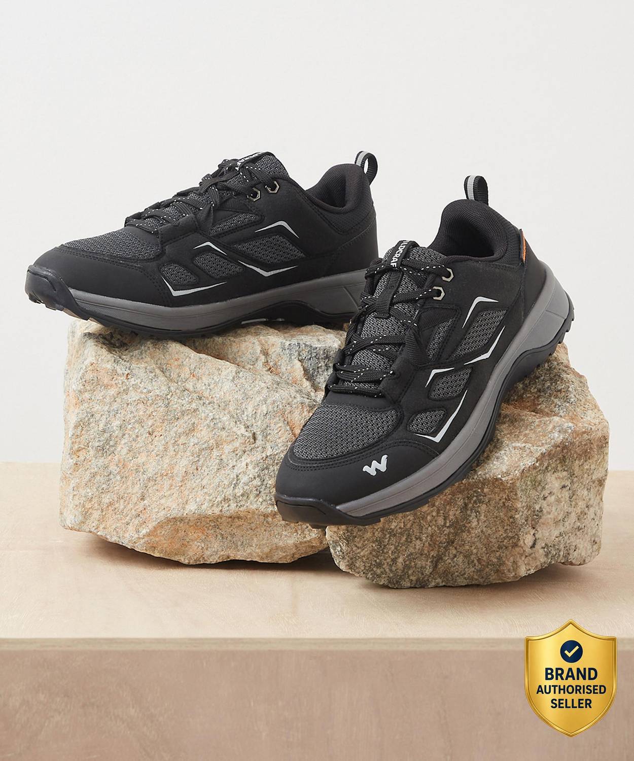 Wildcraft Terra Lite LA Low Ankle Outdoor Shoes for Men, Black