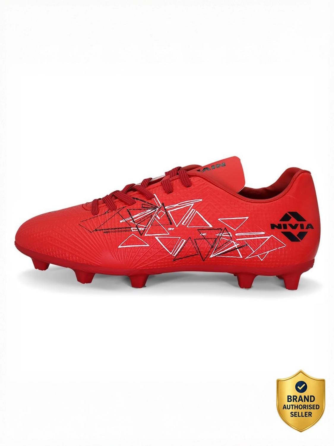NIVIA Carbonite 7.0 Crest Football Shoes Red
