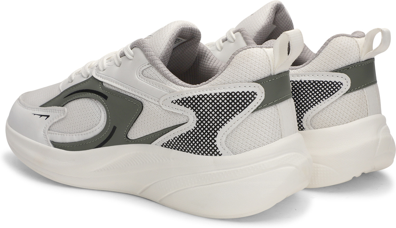 Image of HRX by Hrithik Roshan Running Shoes For Men (White, 10)