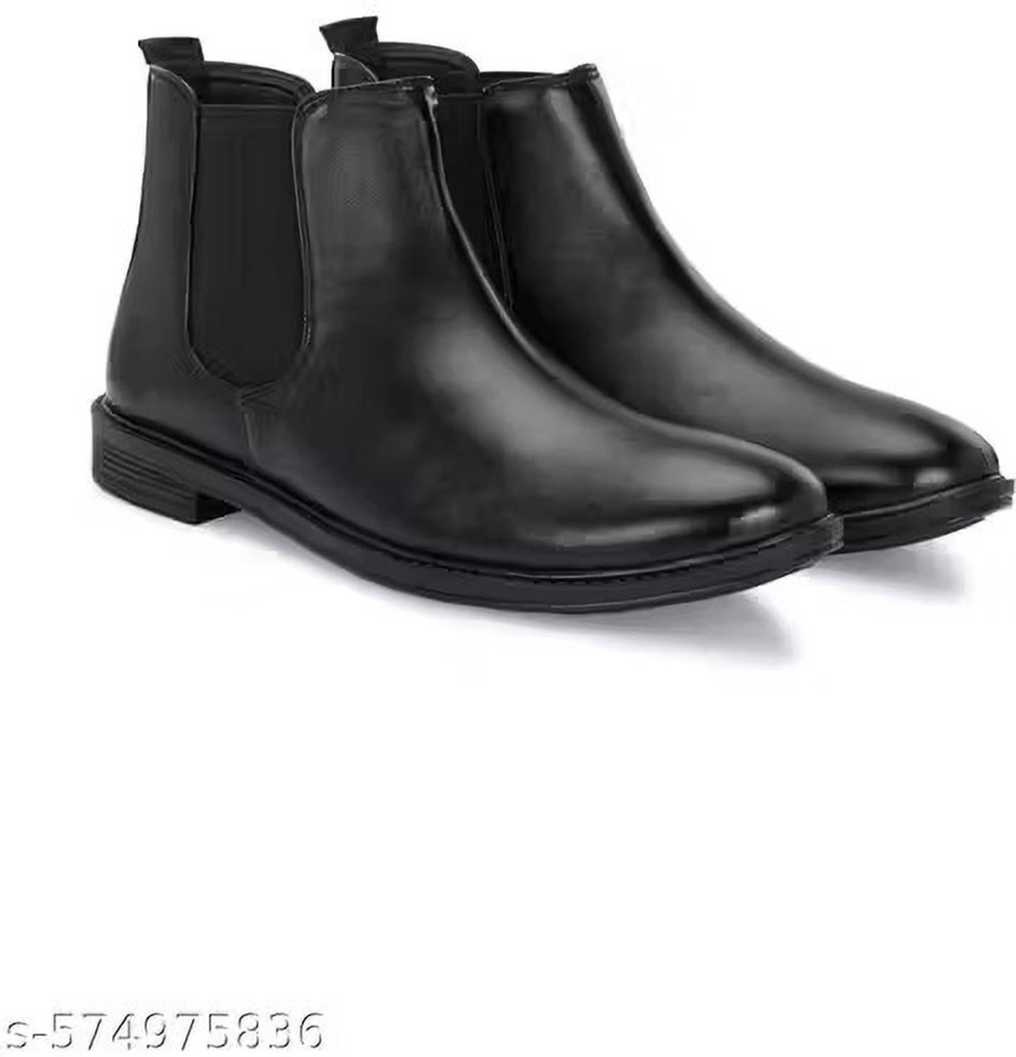 TRM Men's Black Boots - Image 3