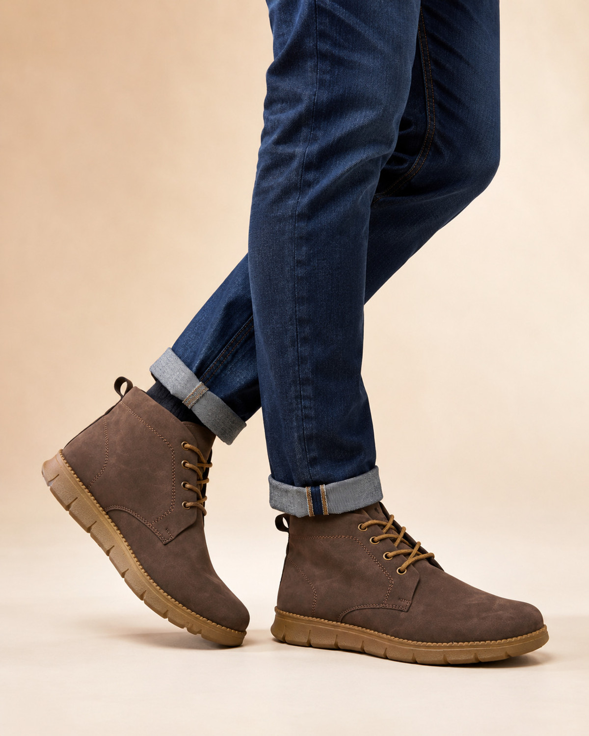 Image of Roadster Lightweight Comfortable Laceup Ankle Boots For Men Boots For Men