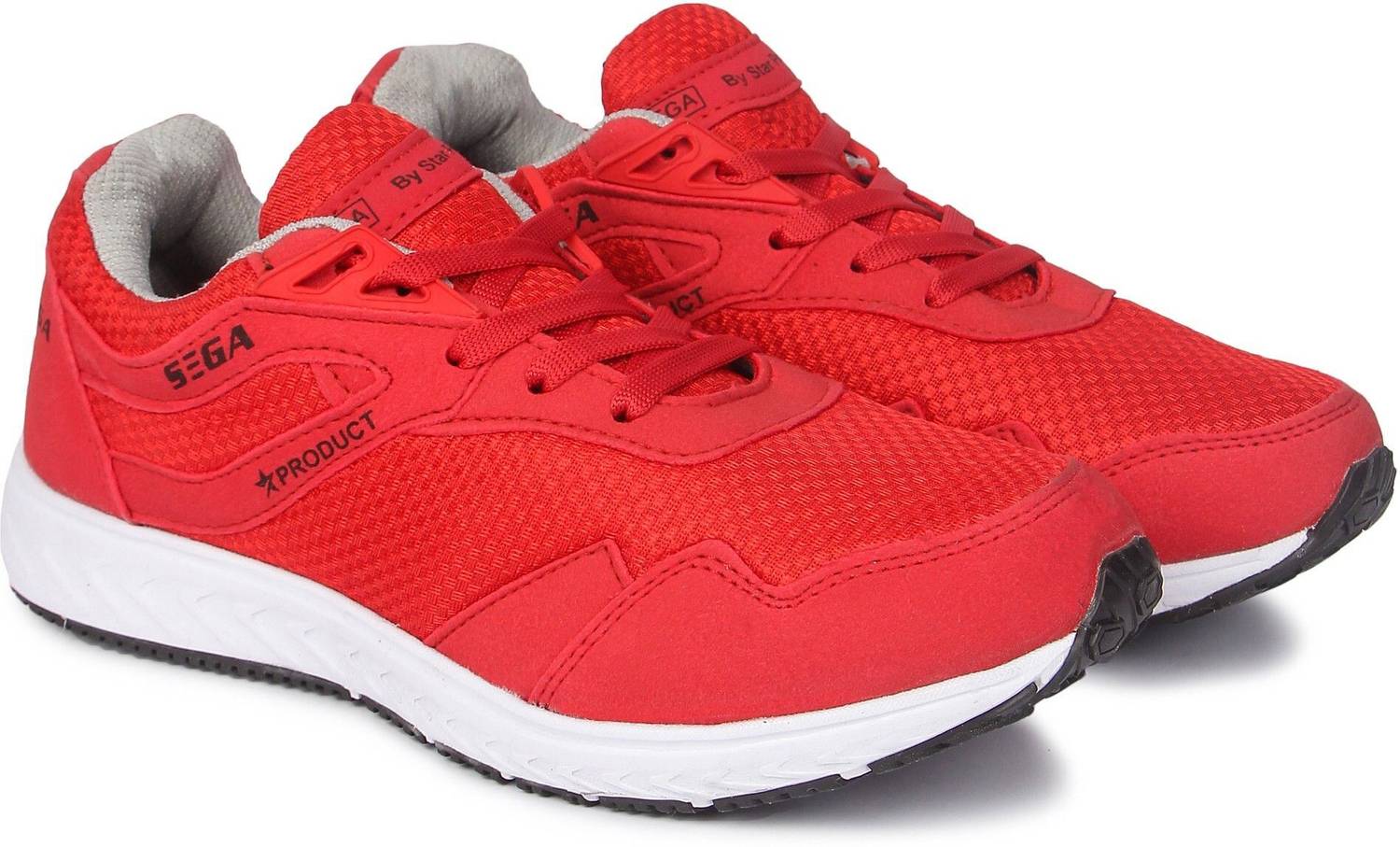 SEGA Red Marathon Running Shoes For Men - Image 2