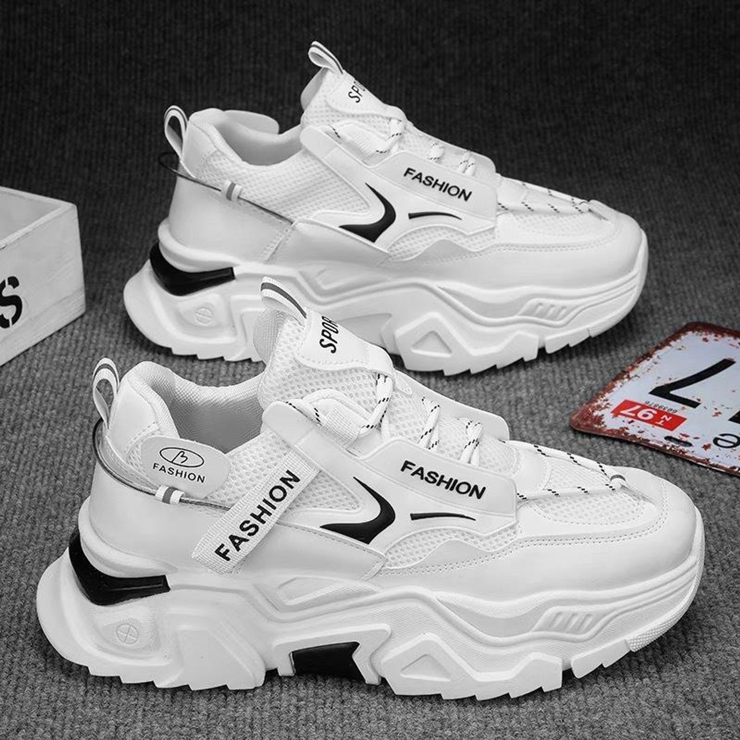 Image of Echor White Shoes | Men's Sneakers Sneakers For Men