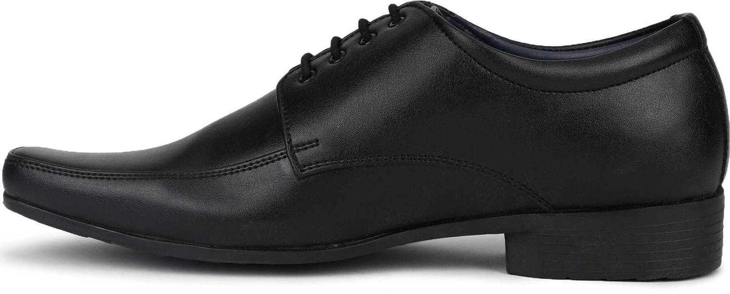 Bata Lace Up Shoes for Men (Black) - Image 2