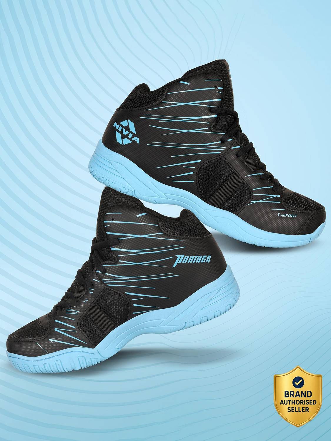 NIVIA Panther 2.0 Basketball Shoes For Men (Black , 10)