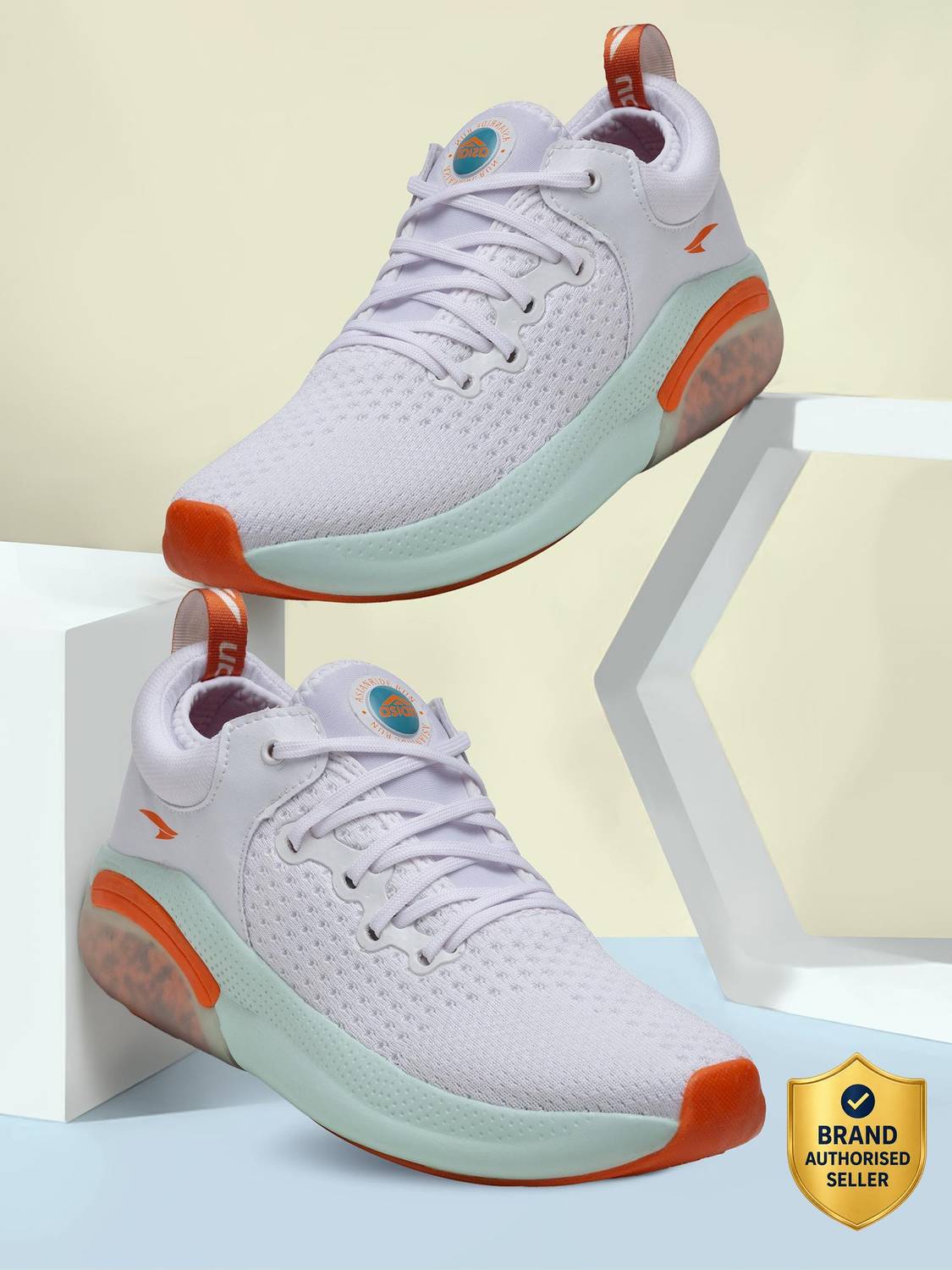 Asian White Sneakers For Men - Image 1