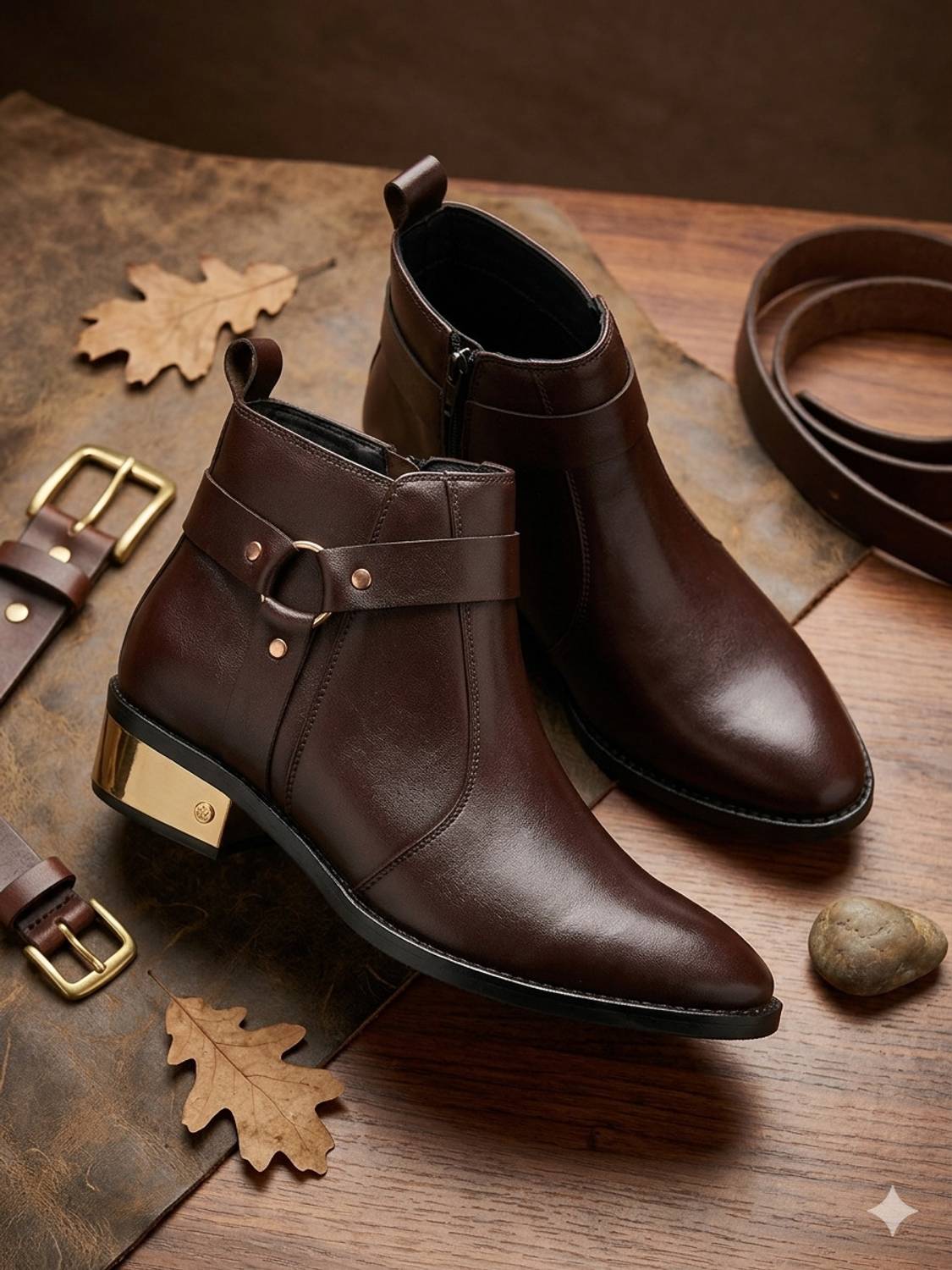 Zenvora Men's Premium Synthetic Chelsea Boots - Image 2