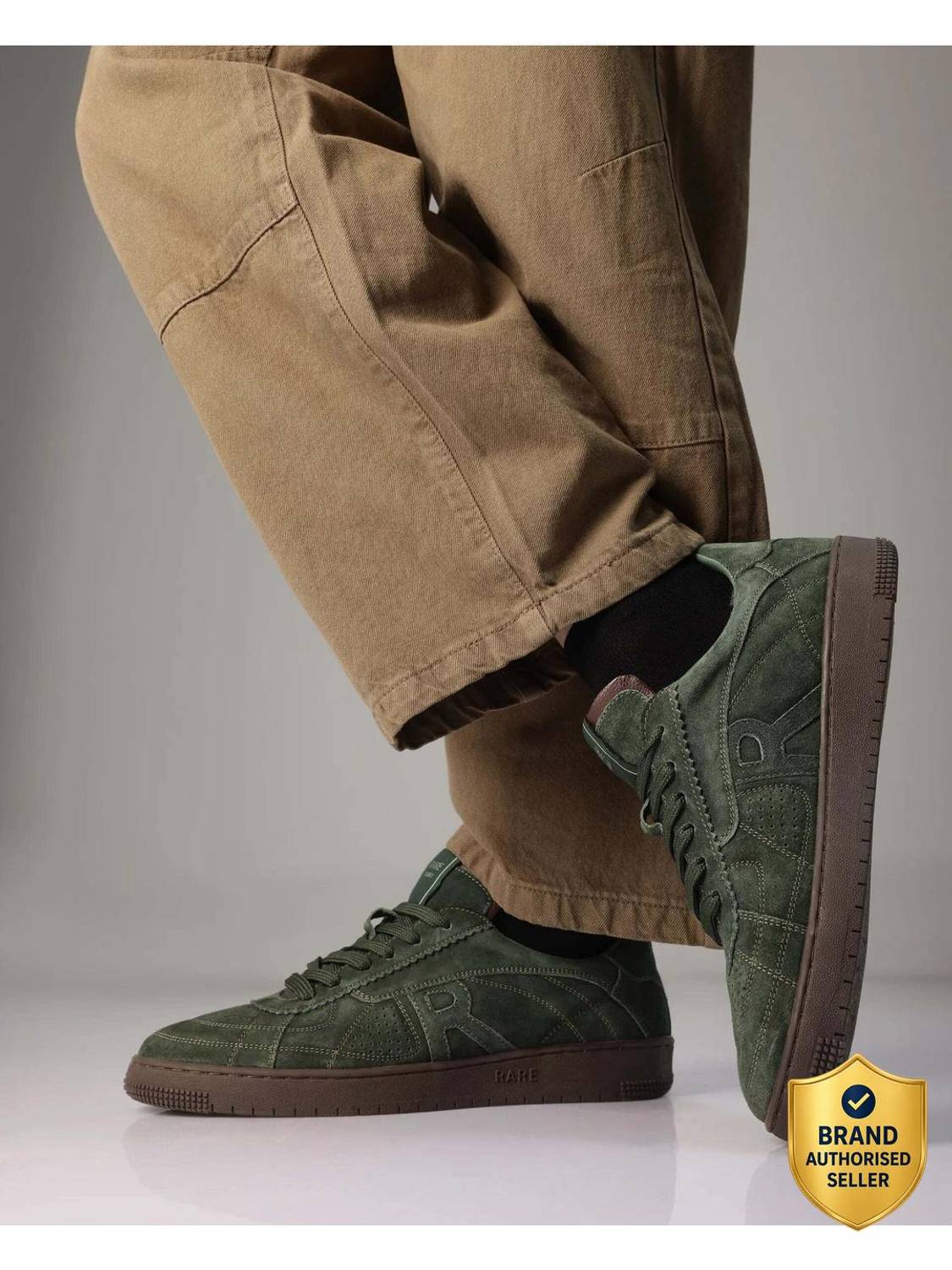 RARE RABBIT RAGNO Green Sneakers - Image 1