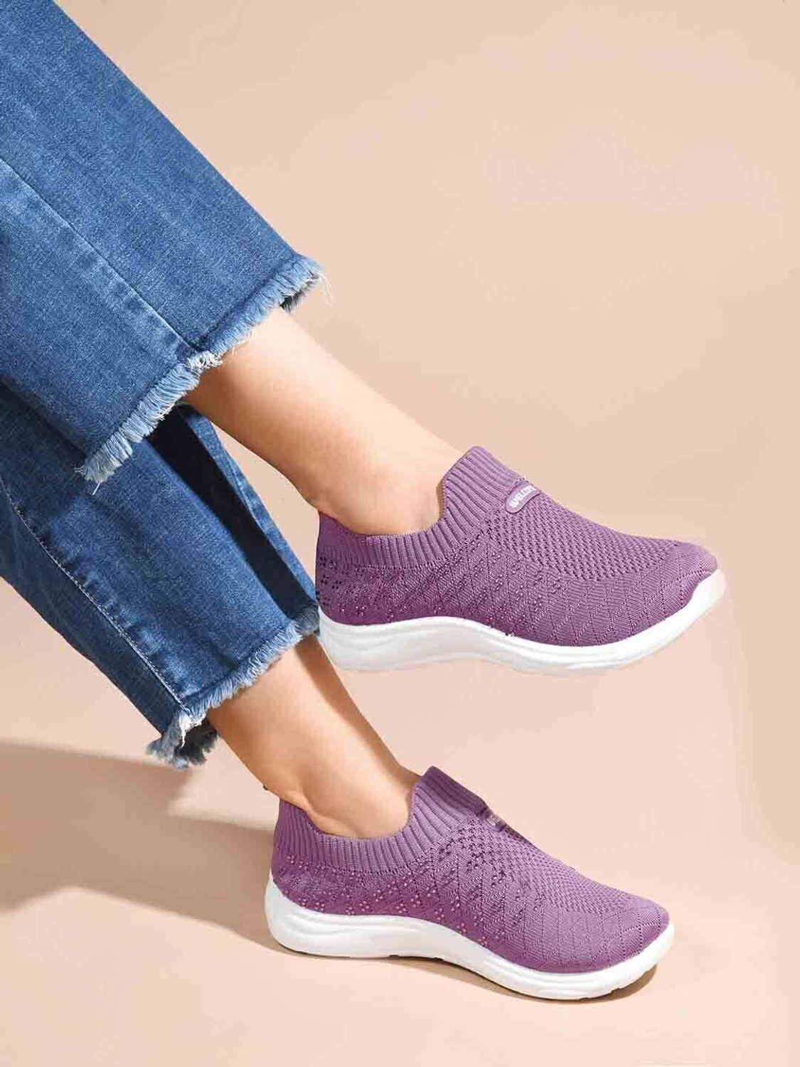 Image of WELCOME Stylish & Comfortable Breathable Walking Casual Perfect for Outdoor Wear Slip On Sneakers For Women