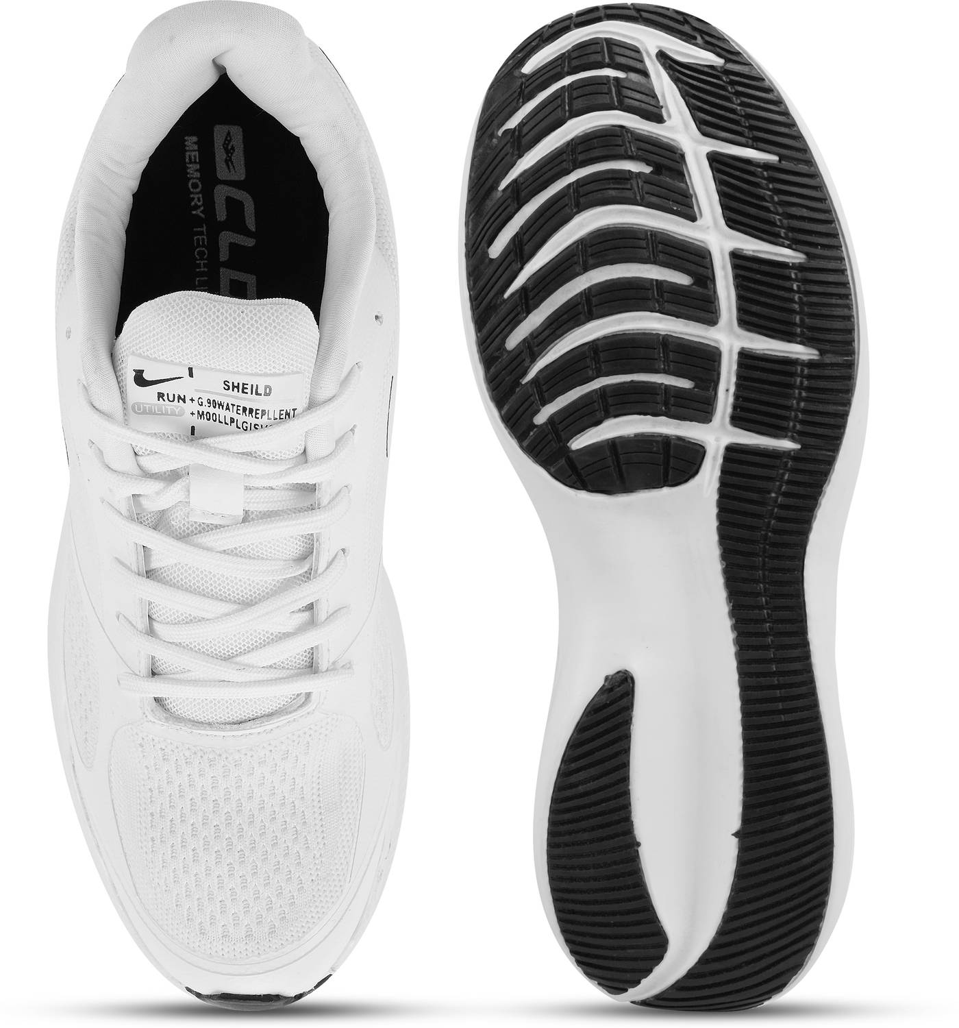 CLD Running Shoes For Men White - Image 5