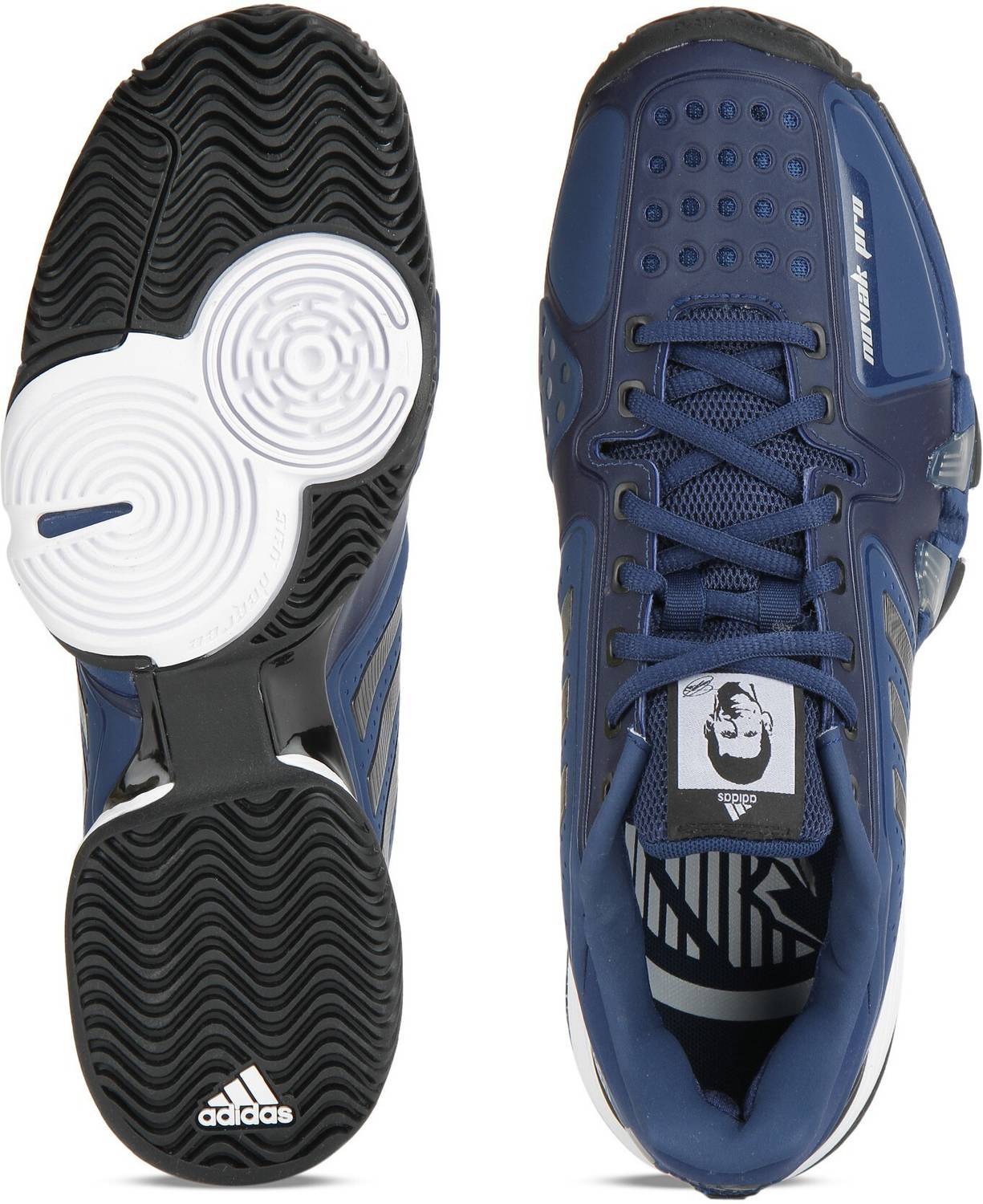 ADIDAS NOVAK PRO Tennis Shoes For Men - Buy REABLU/CBLACK/FTWWHT