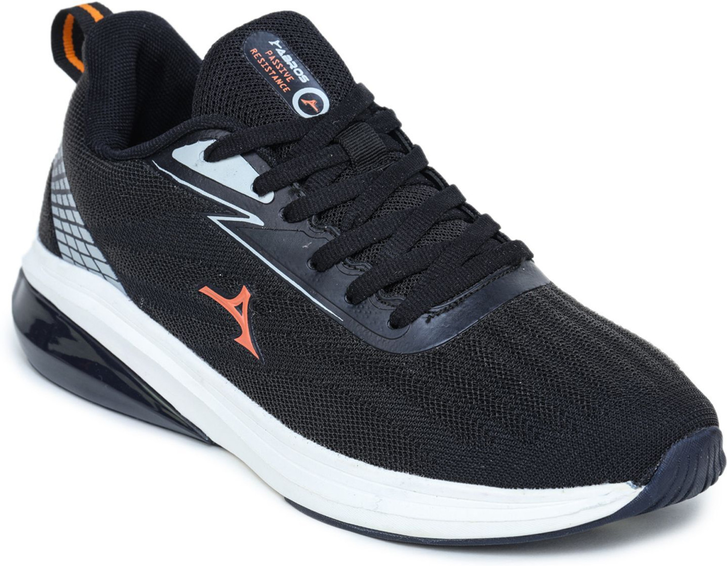Image of Abros FRONX-22 Running Shoes For Men (Black, 8)
