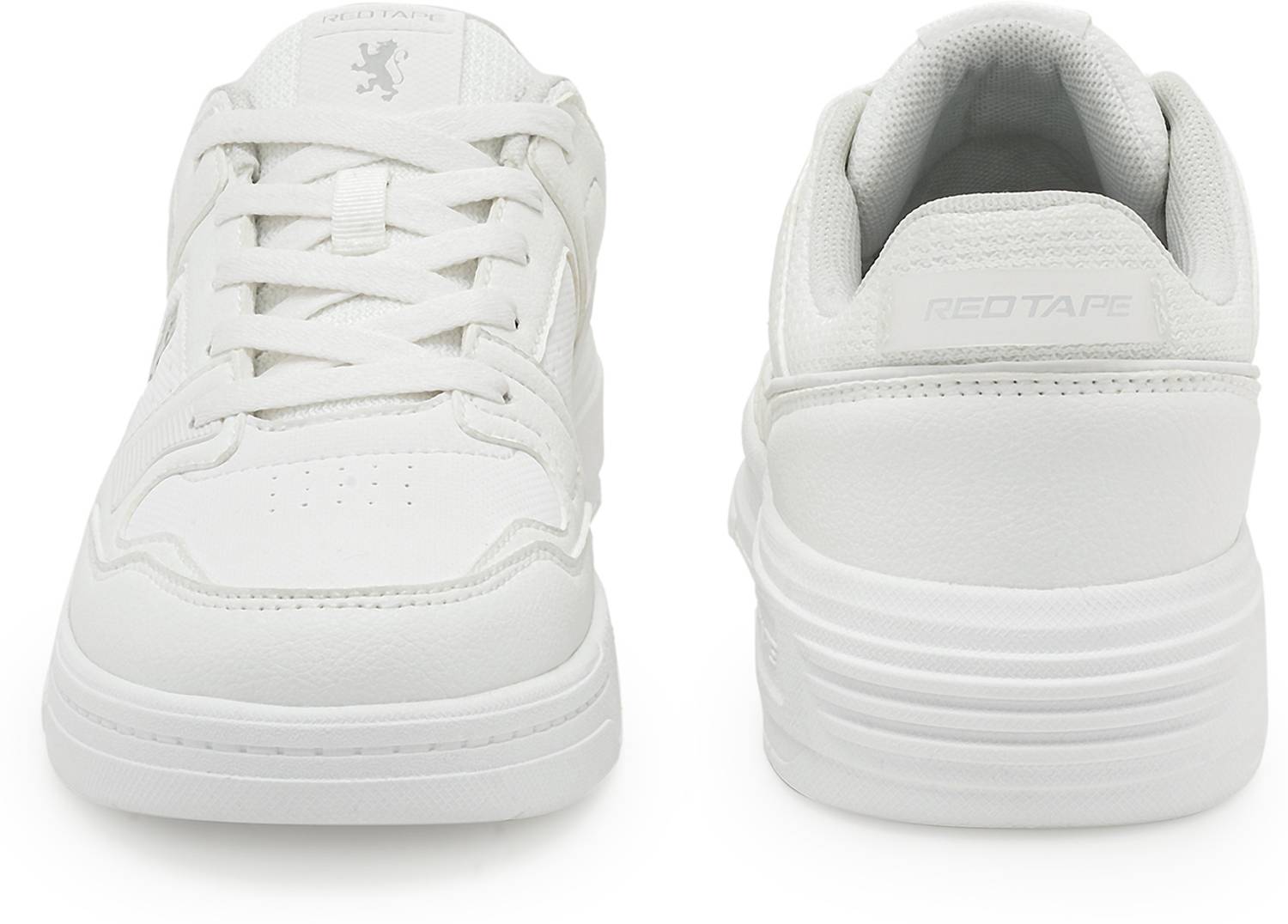 RED TAPE Men's White Low Cut Lifestyle Sneakers - Image 4