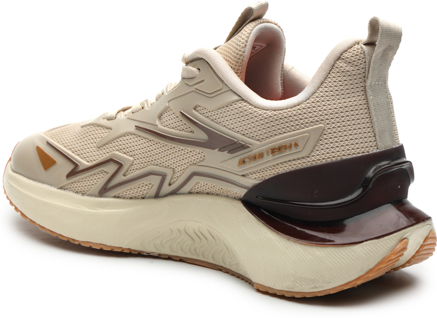 Image of action Athleo NITRO-1404 Lightweight Comfortable Durable Sports Lace-Up Running Shoes For Men