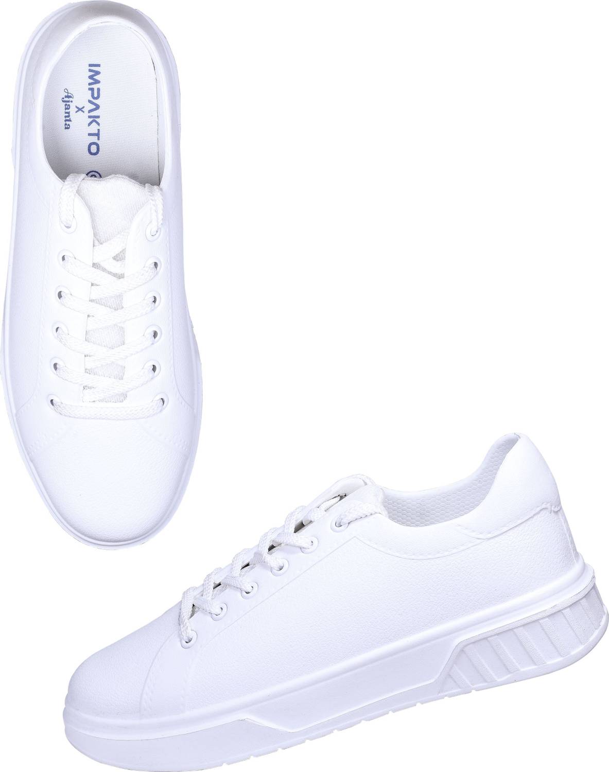 Impakto FT3071 Men's White Sneakers - Image 2