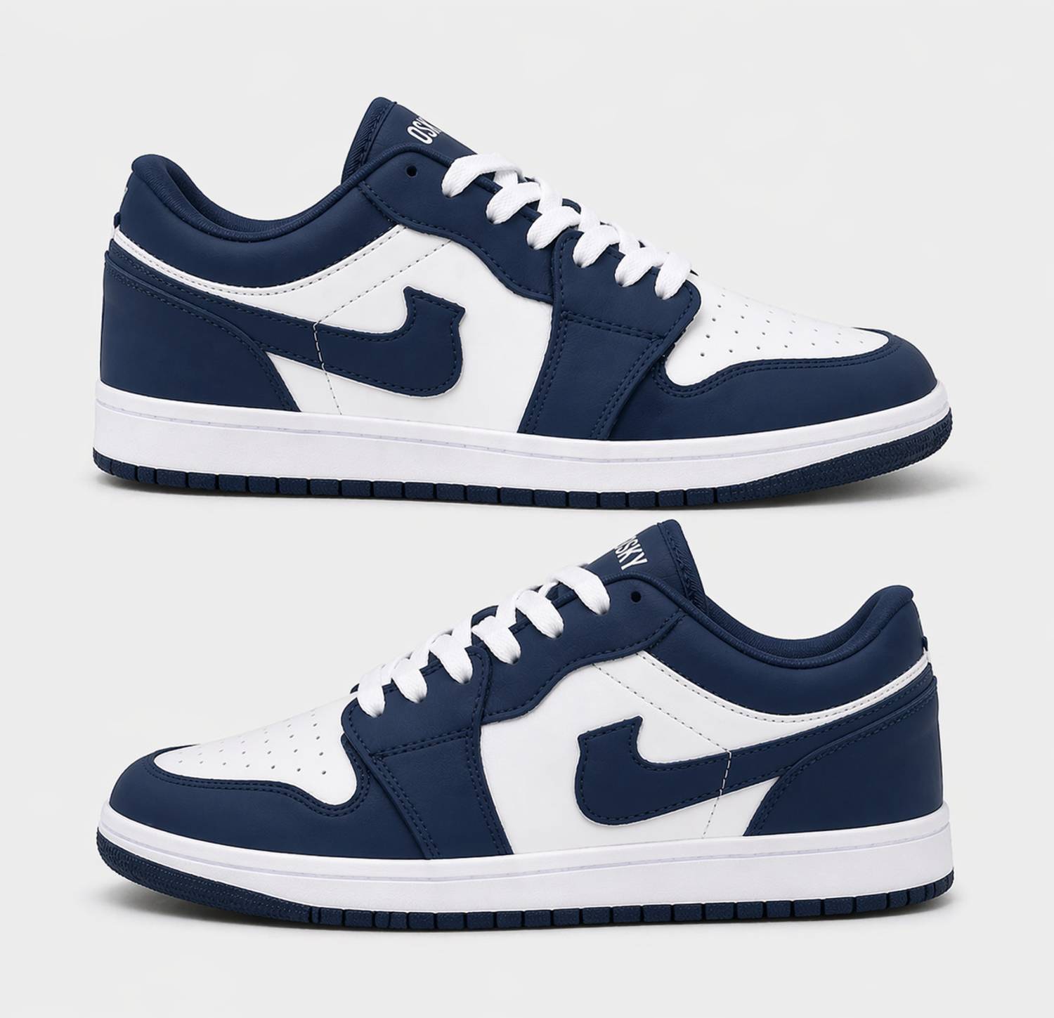 OSKY Urban Court Casual Sneakers Navy Blue - Image 1