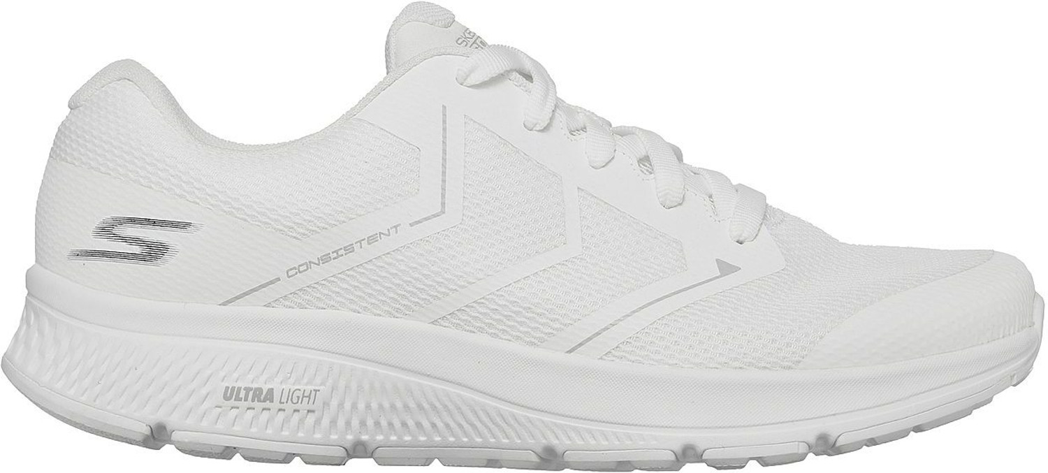 Image of Skechers Men White Running Shoes GO RUN CONSISTENT - TRACEUR Casuals For Men