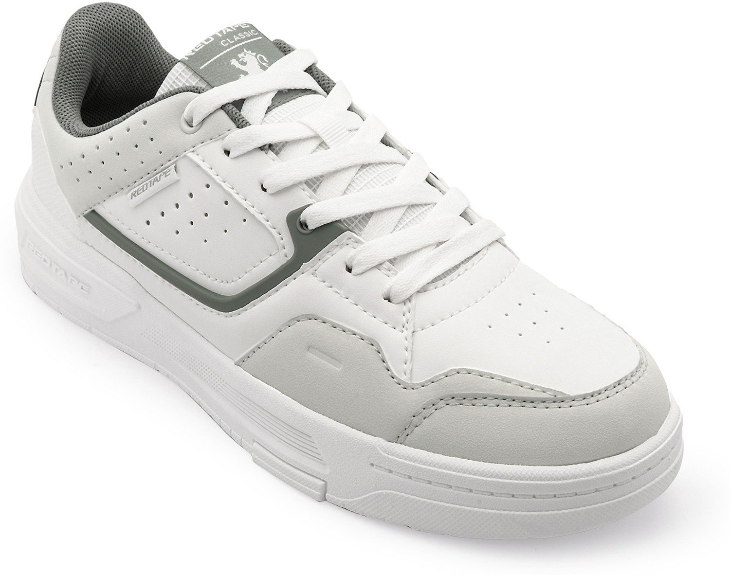 RED TAPE Low Cut Sneaker for Men in White Grey | Sneaker Sneakers For Men