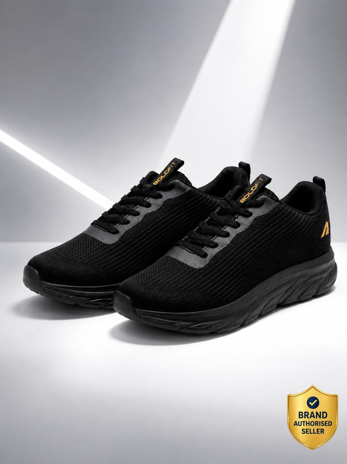Image of BOLDFIT Driftr Walking Shoes for Men Casual Soft Cushion with Laces Jogging All Day Casuals For Men