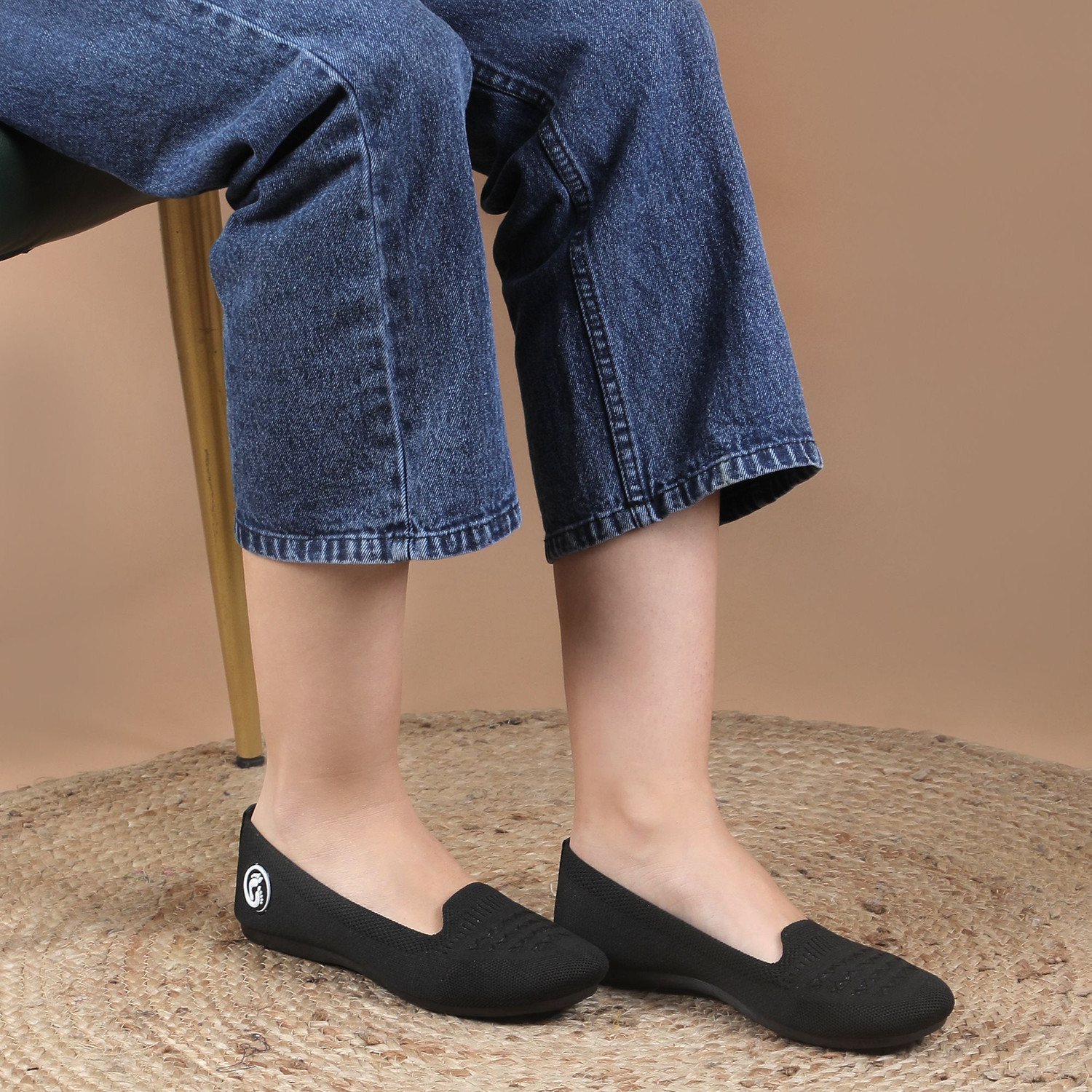 Image of Shoeshion Official ComfortKnit Lightweight Ballerina Women Bellies