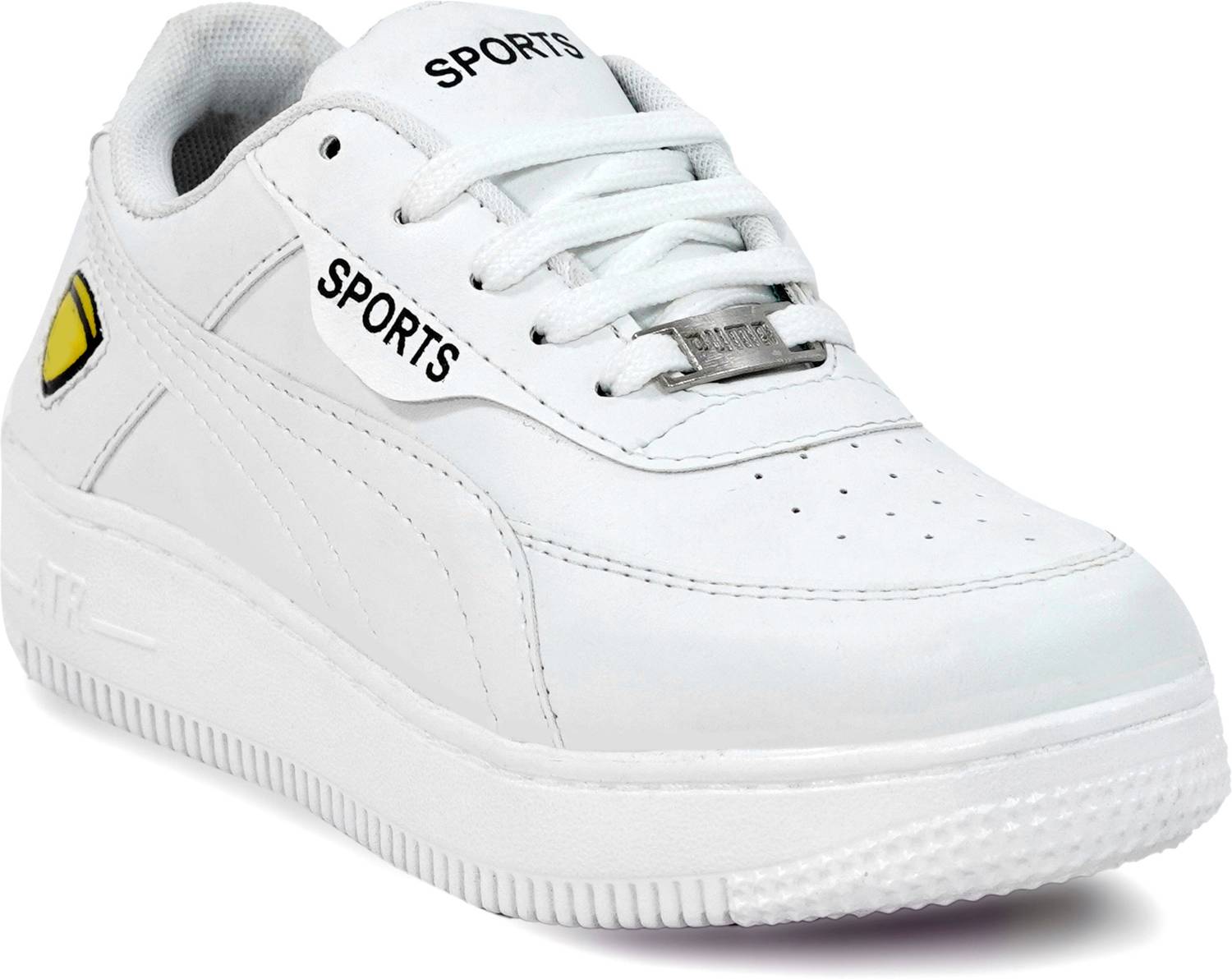 CRAETA Men's White Sneakers - Image 3