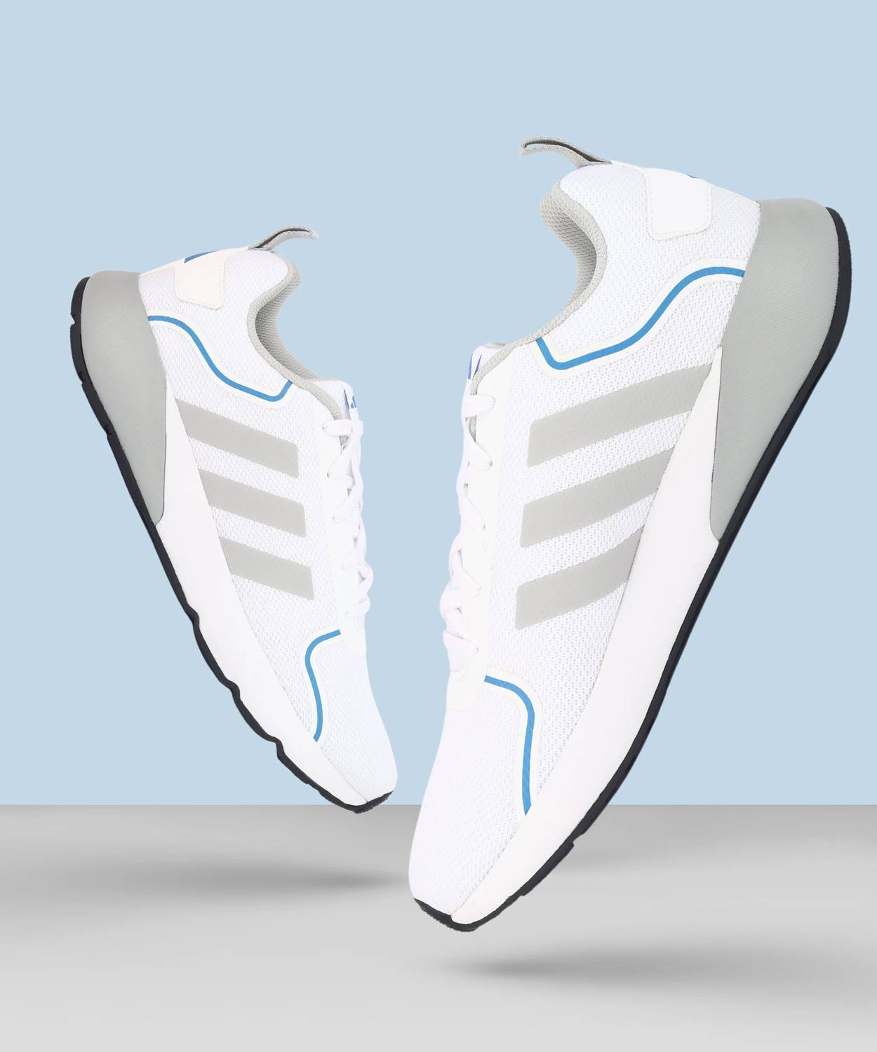 ADIDAS RayRun M Men's White Running Shoes - Image 3