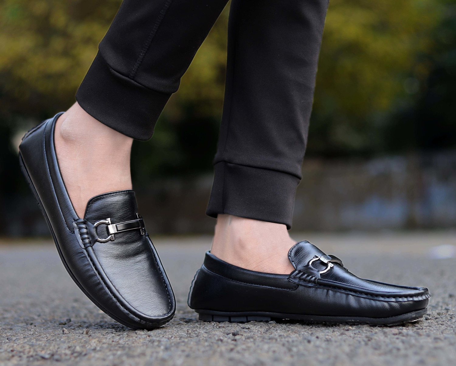 Image of aadi Synthetic Leather |Lightweight|Comfort|Summer|Trendy|Walking|Outdoor|Daily Use Loafers For Men