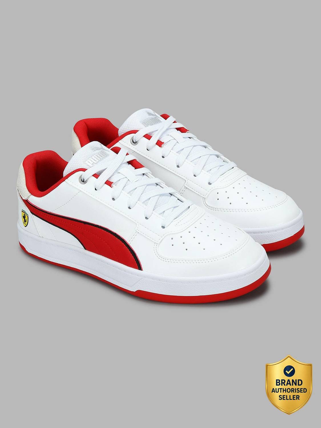 PUMA Ferrari Caven 2.0 Men's White Sneakers