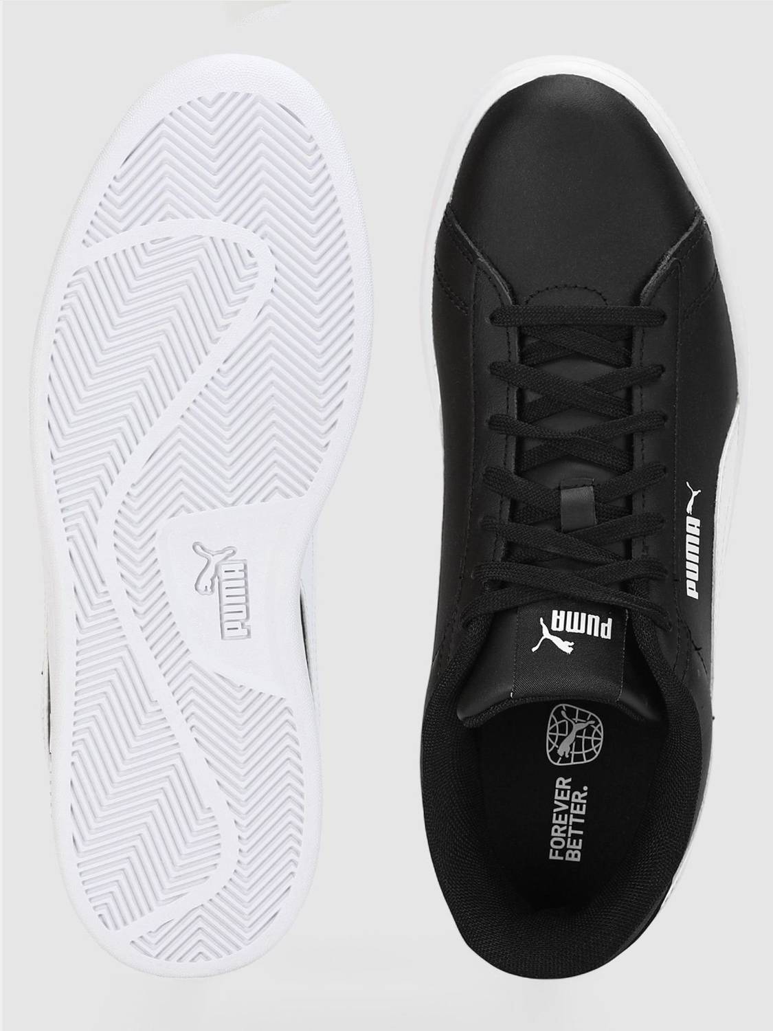 PUMA Smash 3.0 L Black Men's Sneakers - Image 5