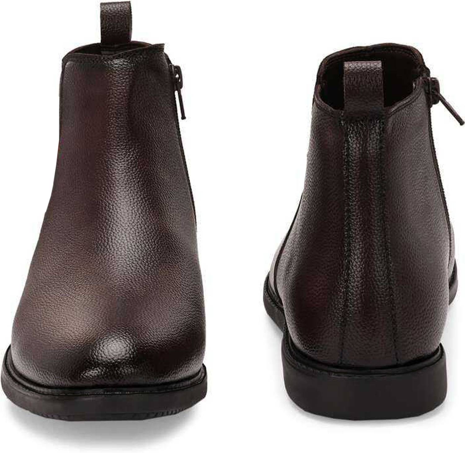 Layasa Men's Brown Chelsea Boots - Image 4